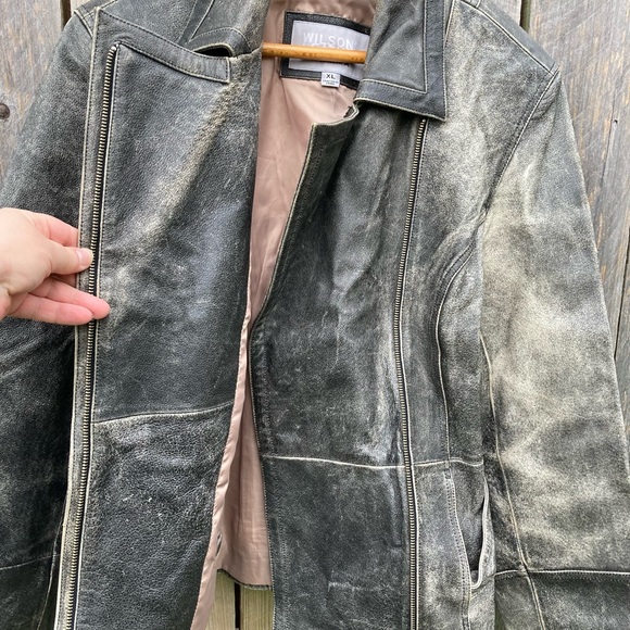 Wilsons leather jacket L-XL - Picture 5 of 13